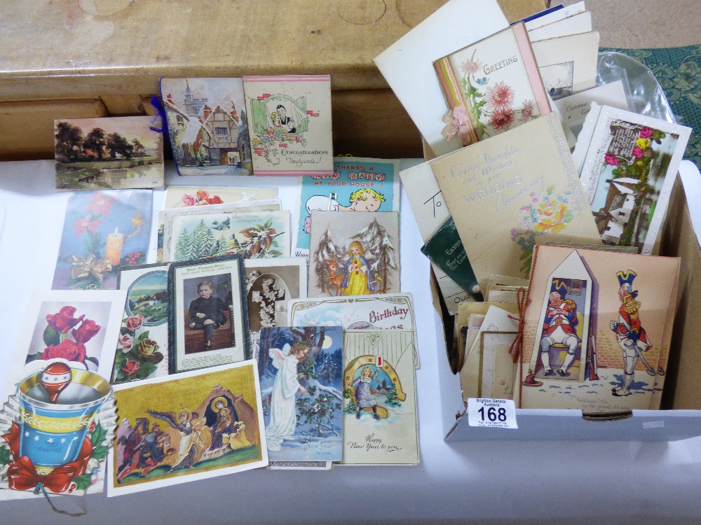 MIXED LOT OF VINTAGE GREETINGS CARDS