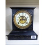 ANSONIA SLATE MANTLE CLOCK 26 X 24 CMS