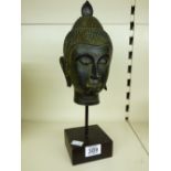 BUDDHA HEAD ON STAND 36 CMS