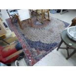 LARGE CARPET A/F 142 INCHES X 104 INCHES AT WIDEST POINT