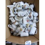 LARGE QUANTITY OF CRESTED WARE