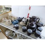 QUANTITY OF MIXED CERAMICS INCLUDING HORNSEY COFFEE SET