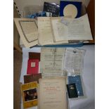 BOX OF EPHEMERA, PRINTS, MAGAZINES & DOCUMENTS