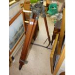 VINTAGE WOODEN SURVEYORS TRIPOD