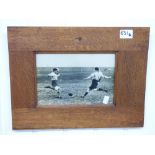 FRAMED AND GLAZED PHOTO OF FLIGHT LIEUT.S N WEBSTER WINNER OF THE 1927 SCHNEIDER TROPHY SEAPLANE