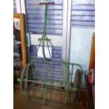 VINTAGE FRENCH METAL DELIVERY CART