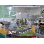 HERPA DIORAMA OF A MOUNTAIN RALLY STAGE SCENE