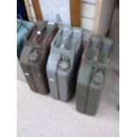 3 JERRY CANS