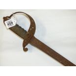 c1900 HOUSEHOLD CAVALRY TROOPER SWORD NEEDING TLC, OVERALL LENGTH 1 METER