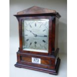 FREDERIC HAWLEY 148 REGENT STREET,LONDON.VICTORIAN SINGLE FUSEE MANTLE CLOCK