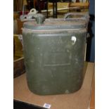 MILITARY METAL CASED LIQUID CONTAINER