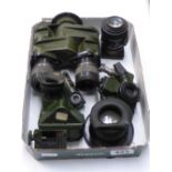 PAIR OF NATO MILITARY BINOCULARS & OTHER OPTICAL SIGHTS