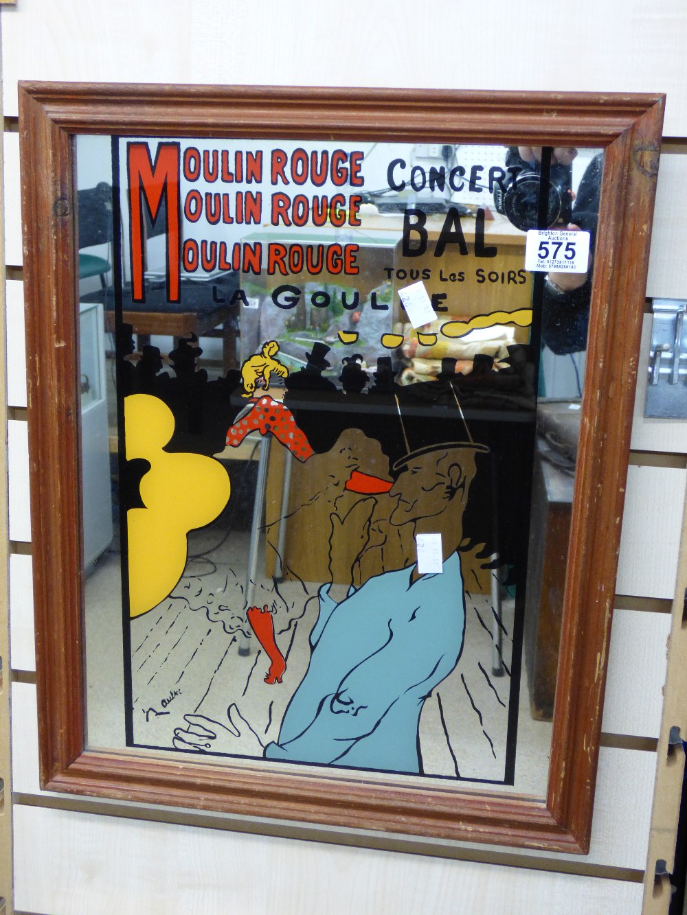 MOULIN ROUGE DECORATED MIRROR