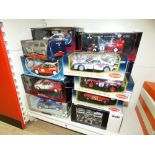 16 BOXED CARS, KYOSHO & BURAGO