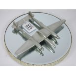 ALUMINIUM MODEL PLANE 21 CMS WING SPAN (NO STAND)