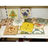 QUANTITY OF VICTORIAN TILES