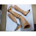 3 VINTAGE PROSTHETIC LIMBS