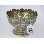 ASIAN SILVER COMPORT BOWL