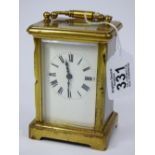 FRENCH CARRIAGE CLOCK