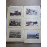 6 MOUNTED PRINTS OF SUSSEX SEASIDE TOWNS, INCLUDING BRIGHTON