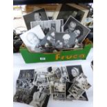 LARGE BOX OF VINTAGE VAUDEVILLE AND OTHERS BLACK & WHITE PHOTOGRAPHS