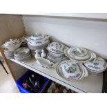 LARGE QUANTITY OF INDIA TREE PATTERN CHINA, VARIOUS MAKERS