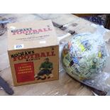 BUCHANS FOOTBALL MONTHLY, 8 PANEL PRINTED FOOTBALL IN BOX
