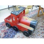 CHILDS WOODEN 'SIT IN' TOY TRAIN
