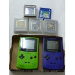 2 X NINTENDO GAME BOYS & GAMES