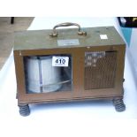 F DARTON & CO LTD. METAL FRAMED BAROGRAPH