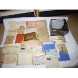 BOX OF VINTAGE LETTERS
