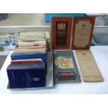 QUANTITY OF VINTAGE MAPS & BOOKS