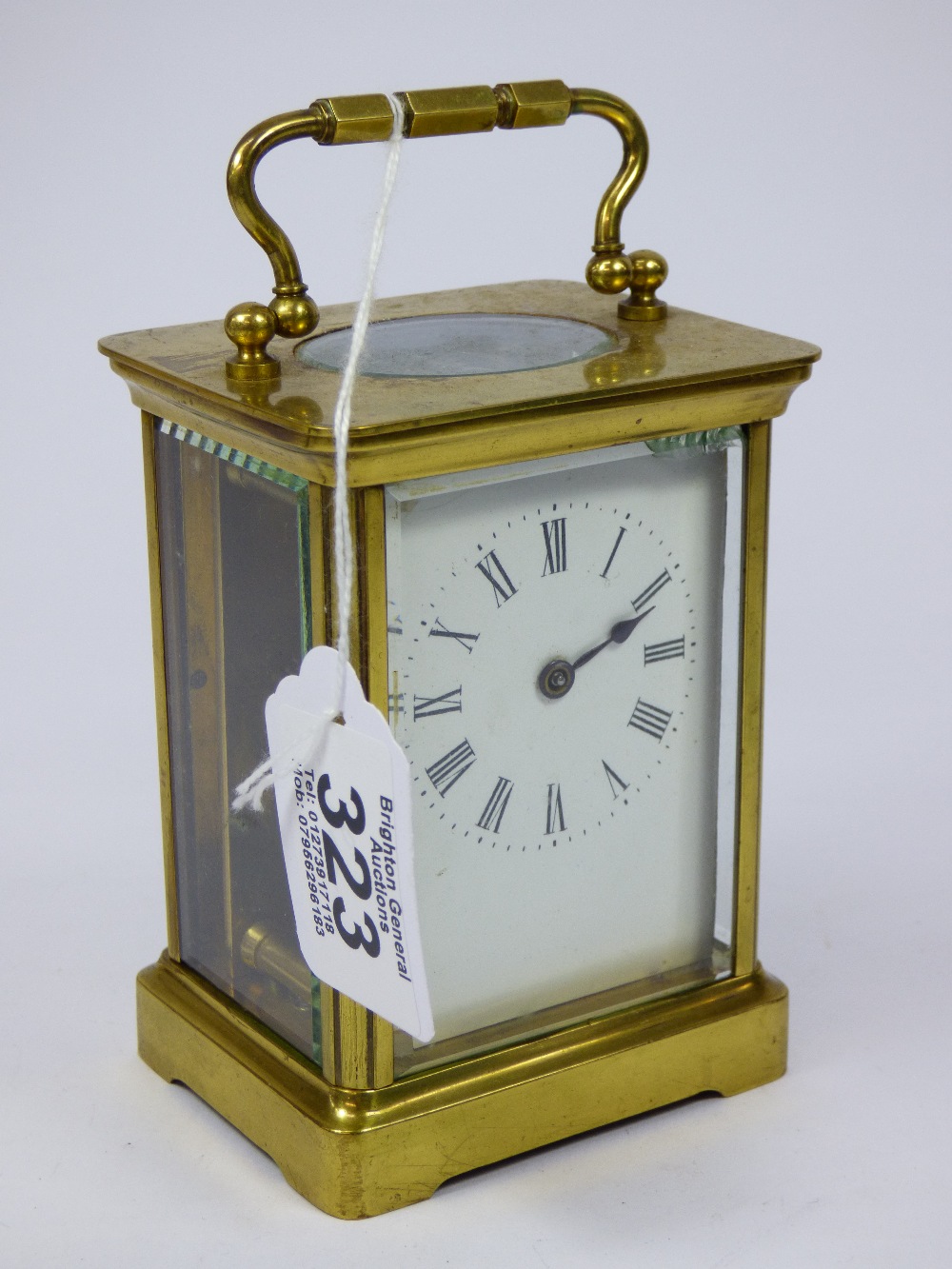 BRASS CARRIAGE CLOCK