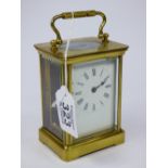 BRASS CARRIAGE CLOCK