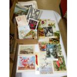 QUANTITY OF GREETING CARDS AND POSTCARDS