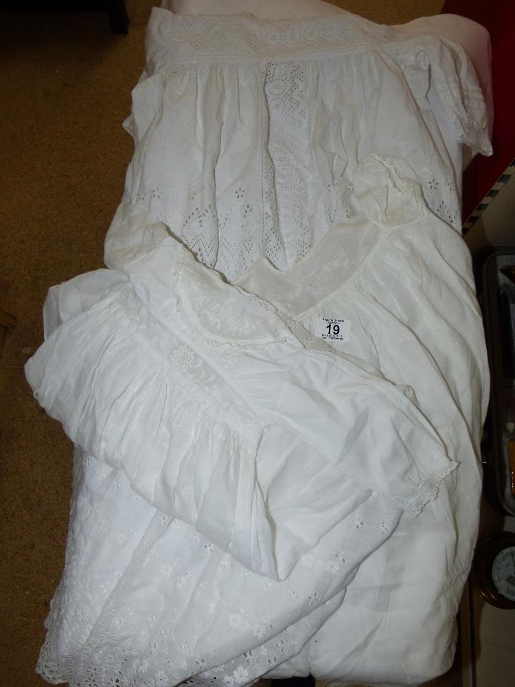 3 VINTAGE CHRISTENING GOWNS