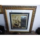 FRAMED PRINT RELATING TO CHARLES DICKENS 70 X 70 CMS