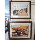 2 X SHELAGH MAY SIGNED LIMITED PRINTS