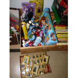 LARGE QUANTITY OF TV & MOVIE CHARACTERS FIGURES + BOXED, METAL, LORD OF THE RINGS FIGURES