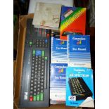 AMSTRAD 64K COLOUR PERSONAL COMPUTER CPC 464 + OTHER COMPUTER MANUALS