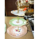 3 TIER CERAMIC CAKE STAND