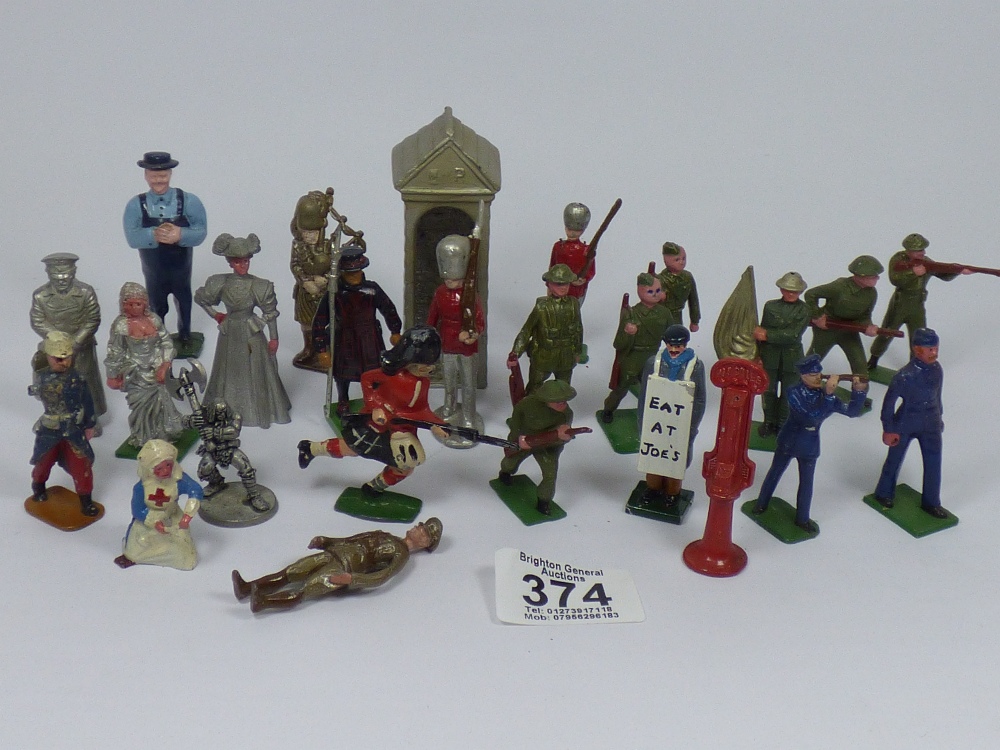 QUANTITY OF METAL SOLDIERS & OTHERS - Image 2 of 4