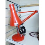 HERBERT TERRY & SONS RED ANGLEPOISE LAMP