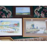 7 ASSORTED PAINTINGS & PRINTS