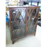 DISPLAY CABINET WITH GLAZED DOORS