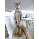 LARGE FIGURE OF A STANDING CAT