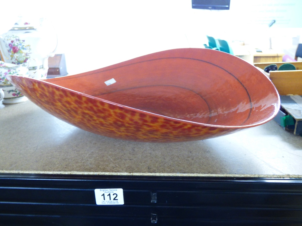 LARGE GLASS DISH - Image 2 of 2