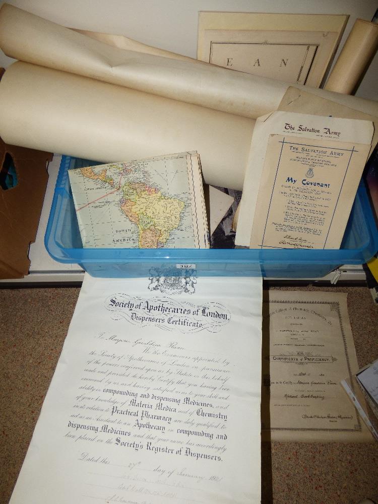 QUANTITY OF EPHEMERA INCLUDING MAPS - Image 2 of 3