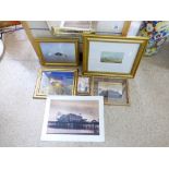 5 X BRIGHTON THEMED PICTURES & 1 X UNFRAMED PRINT