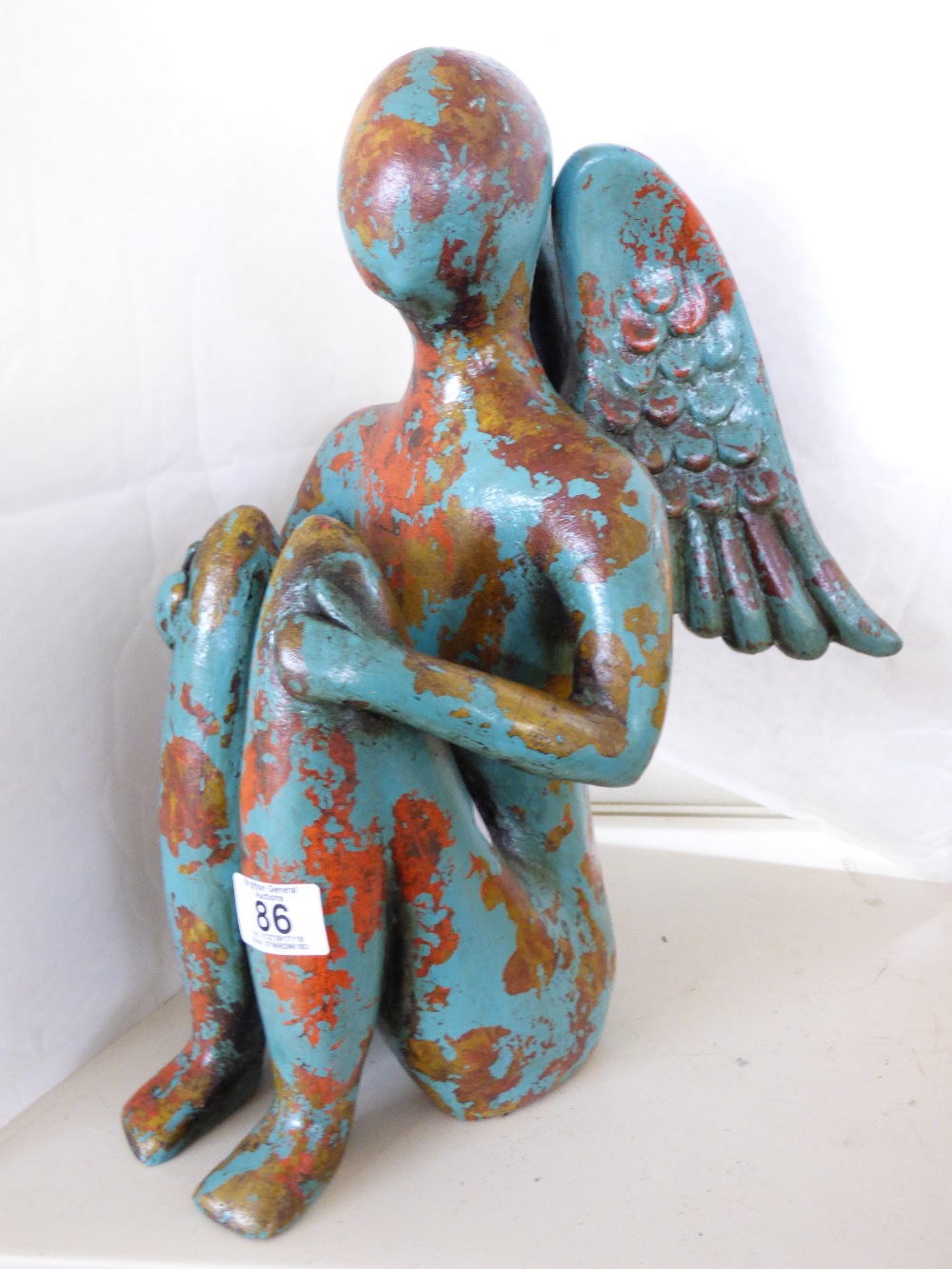 KNEELING ANGEL FIGURE